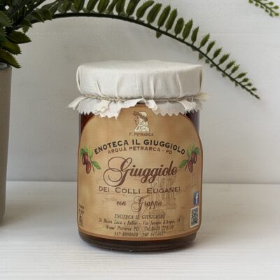 Vasetto di giuggiole dei Colli Euganei con grappa